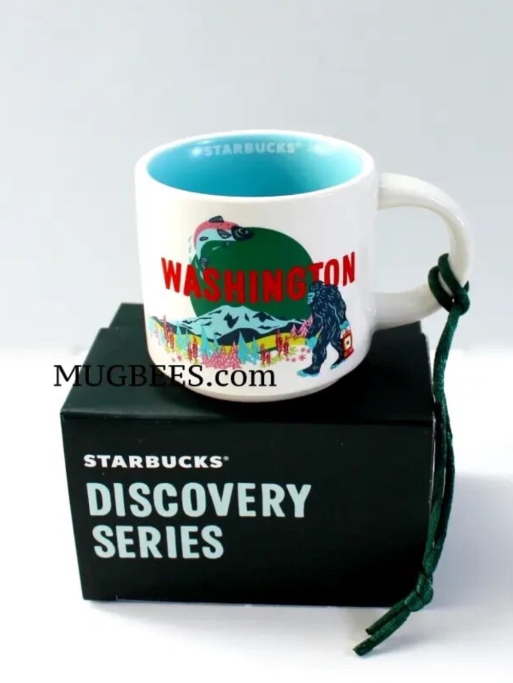 Starbucks Discovery Series Ornament Washington Ceramic Demi Cup 2oz NEW